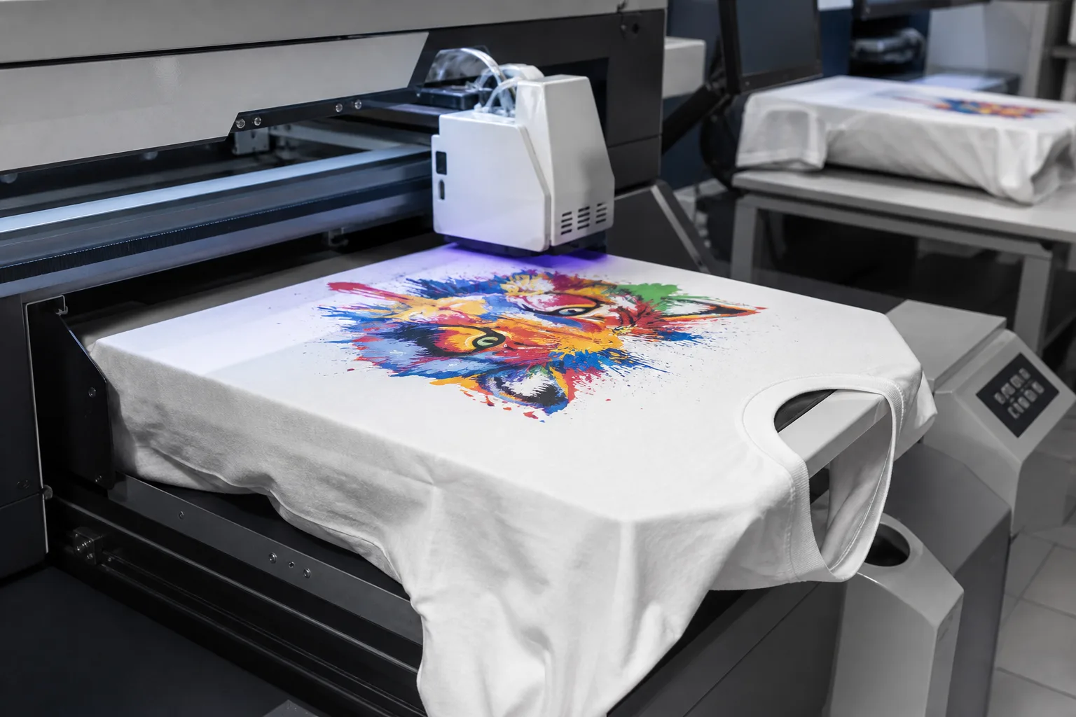 Impresión DTG directamente sobre una camiseta