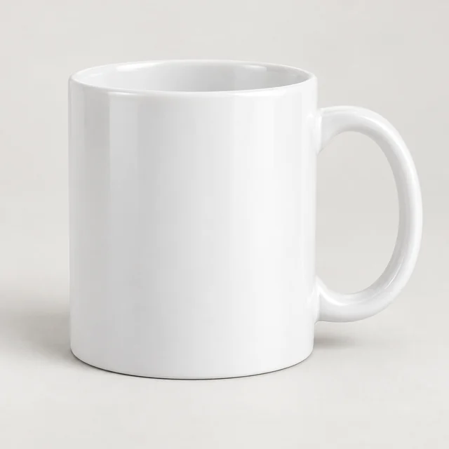 Ilustración generada con IA: Taza blanca AAA