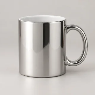 Ilustración generada con IA: Taza espejo