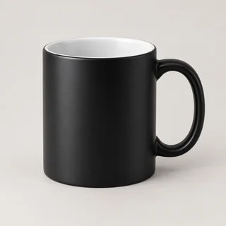 Ilustración generada con IA: Taza mágica mate
