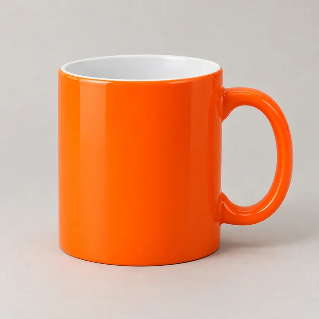 Ilustración generada con IA: Tazas color neón