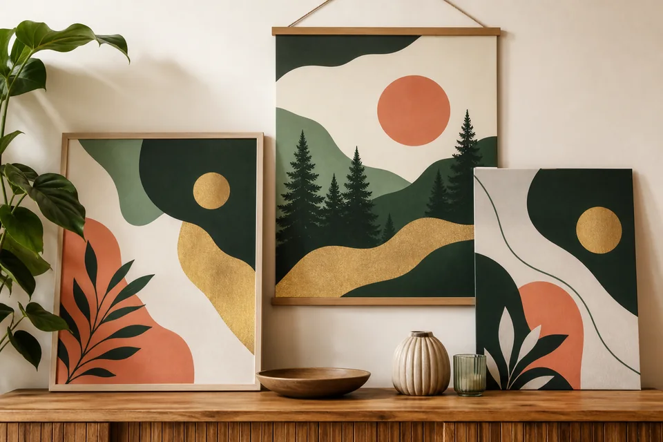 Pósters y carteles personalizados con diseños decorativos