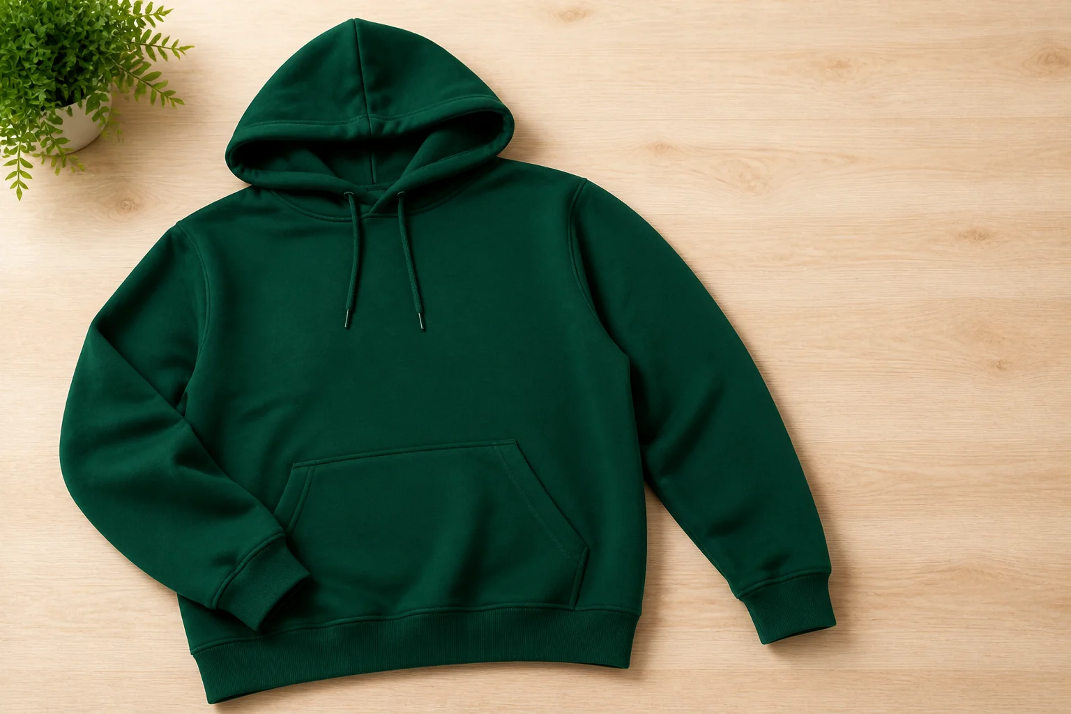 Sudadera verde personalizada